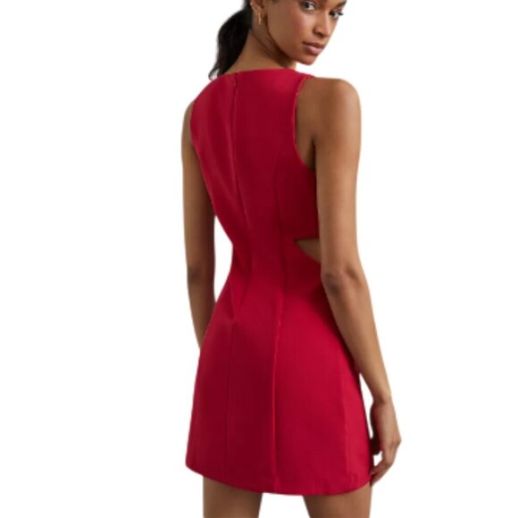 Mare Mare x Anthropologie Red Cut-Out Shift Dress size Medium - Picture 11 of 11